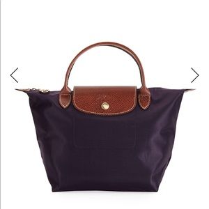 Dark purple Longchamp bag